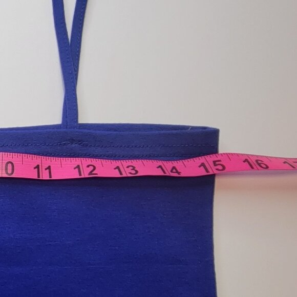 ROYAL Blue Spaghetti Strap Camisole Tank Top - New Without Tags- One Size - Picture 8 of 10